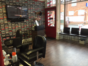 Inside Redstripes the Barbers on Camp Road
